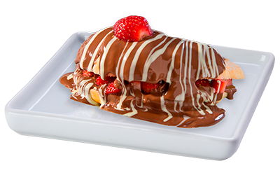 chocolate com morangos
